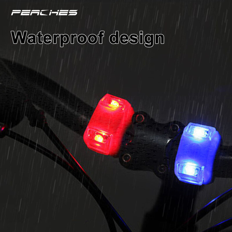 ไฟจักรยาน LED โคมไฟจักรยานด้านหน้าและด้านหลังโคมไฟจักรยาน MTB ไฟฉายสำหรับไฟเตือนภัยจักรยานไฟติดจักรยาน