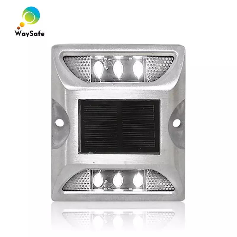 Solar Powered Road Stud Reflector, Deck Dock Light, Aluminum Housing, Flash Mode Or Steady Mode, Wholesale Price