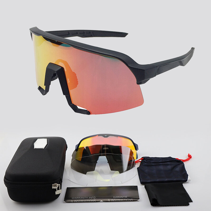 Lunettes de soleil de cyclisme polarisées pour hommes et femmes, lunettes de vélo, lunettes de sport