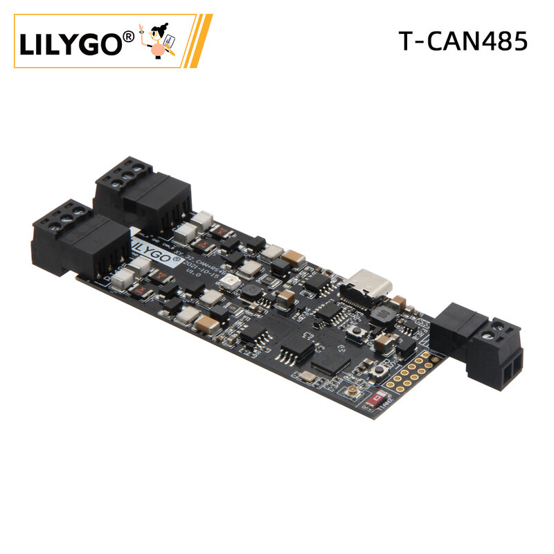 LILYGO® TTGO T-CAN485 ESP32 Dapat RS-485 Mendukung TF Kartu WIFI Bluetooth IOT Insinyur Kontrol Modul Development Board