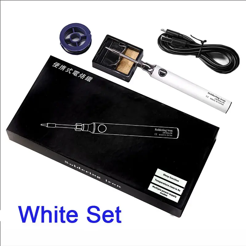 USB 5V 8W ricarica Wireless saldatori elettronici saldatura ricarica rapida batteria al litio riparazione portatile Kit di saldatura strumenti