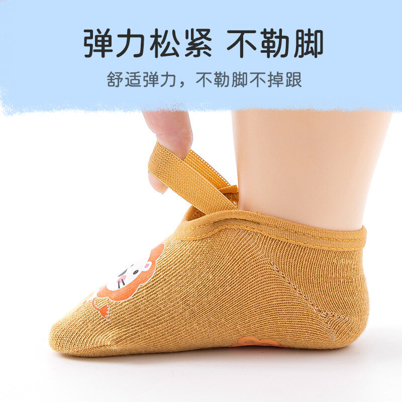 Skarpetki podłogowe dla dzieci Letnie cienkie skarpetki dla niemowląt Oddychające buty z miękką podeszwą Skarpetki do wczesnej edukacji Kryta izolacja antypoślizgowa