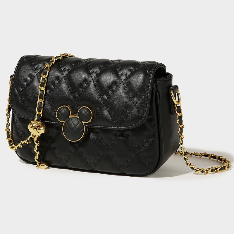 Disney-monederos de Mickey para mujer, bolsos de mano de PU, bolso de hombro cruzado Kawaii Simple, estuche de moda, Cartera de Anime Linda