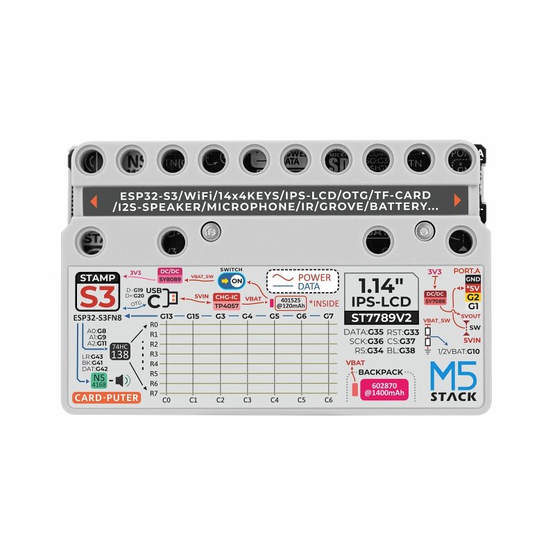 M55stack offizielles Cardputer-Kit mit m5stamps3