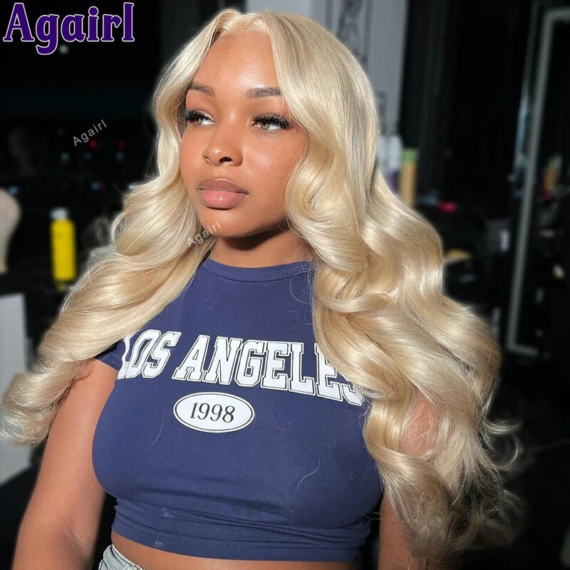 Ombre 613 Brown 13x6 13X4 Lace Front Wig Human Hair Colored Body Wave Lace Frontal Wigs 200% Density Pre Plucked for Black Women