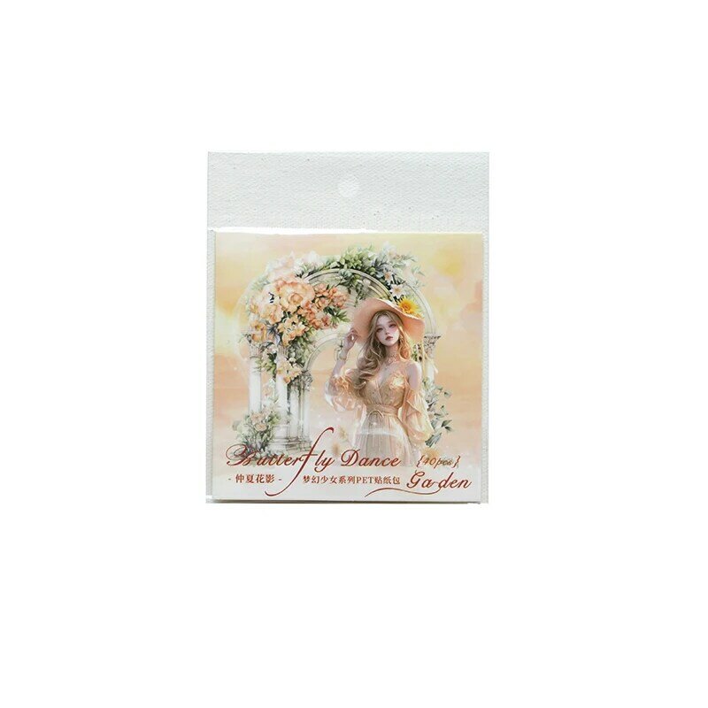 8 confezioni/lotto Dream Girl series markers album fotografico decorazione PET sticker
