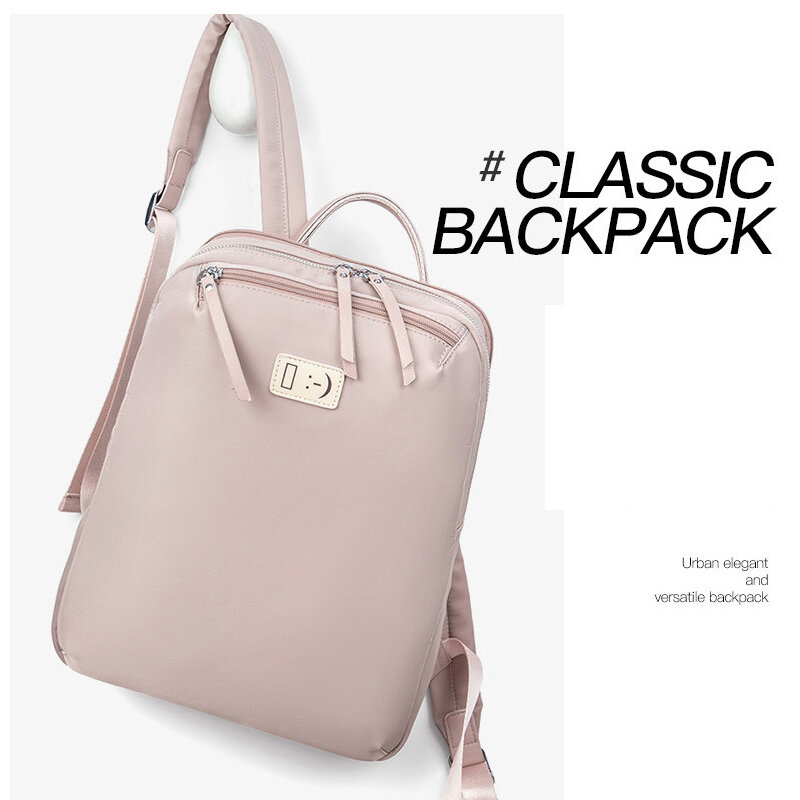 Light Backpack Fits 14 "Laptop Bag, Bolsa de escola para meninas, mulheres, negócios, faculdade, viagem, alta qualidade
