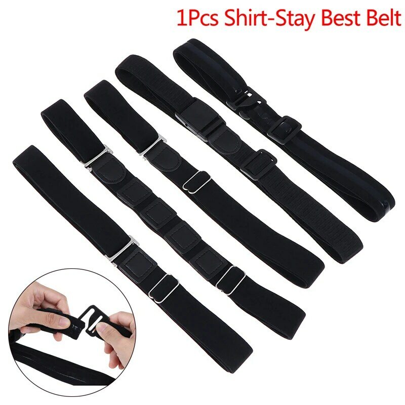 Bretelles de chemise réglables pour hommes et femmes, porte-chemise, ceinture Tuck, presque réglable, meilleure ceinture, 1 pièce