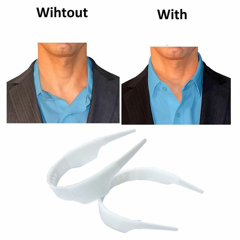 Collar de soporte de camisa ajustable, Kit de Collar de camisa, herramienta de cuello levantado, accesorio de ropa Slick