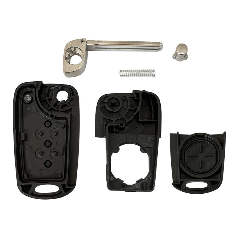 Xnrkey 3 Knop Flip Afstandsbediening Autosleutel Shell Voor Hyundai Kia Bongo Key Case Cover Met TOY40 Blade