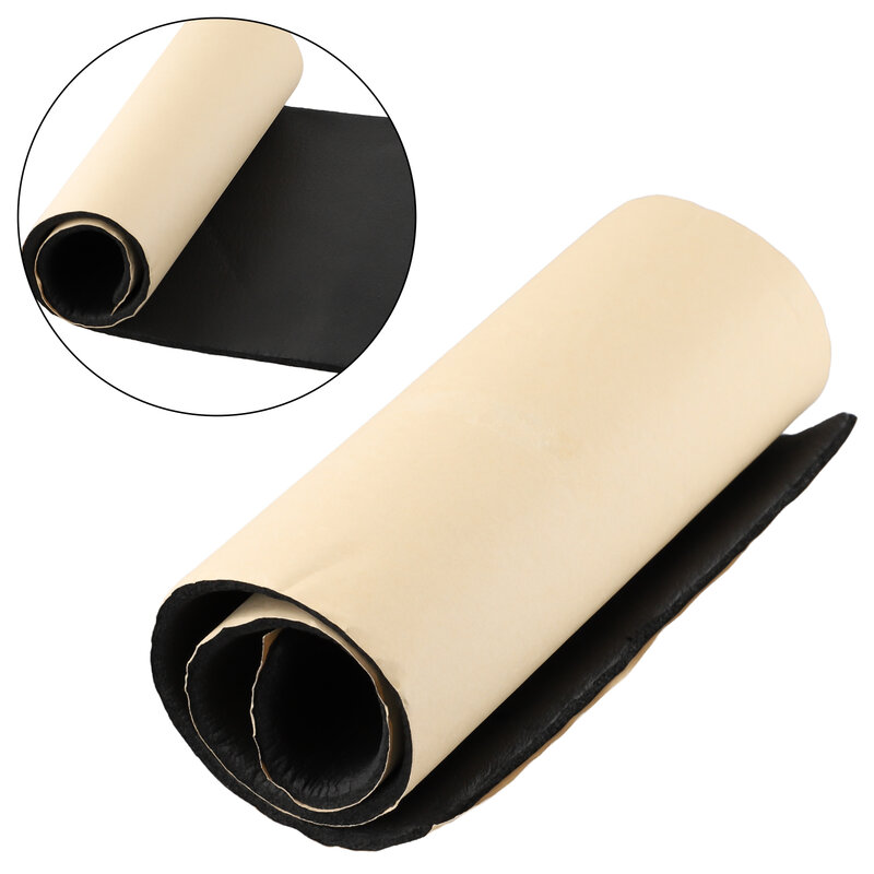 1*Car Door Protector Rubber Mat Wall Guard Bumper Sticker Mouldings Strips Parts 50*20cm 6mm High Quality Protection Mat