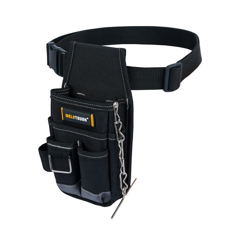 MELOTOUGH-جيب أداة الحقيبة مع مشبك حزام ، أداة صغيرة أداة منظم ، كهربائي وحقيبة أداة نجار
