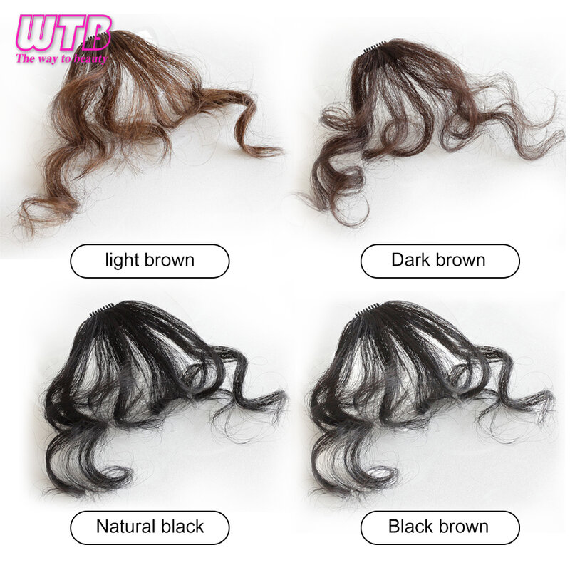 WTB-قطعة شعر مستعار لفافة الاندجامات الاصطناعية للنساء ، ارتداء سلس رقيق طبيعي ، شعر مستعار الاندجاعات