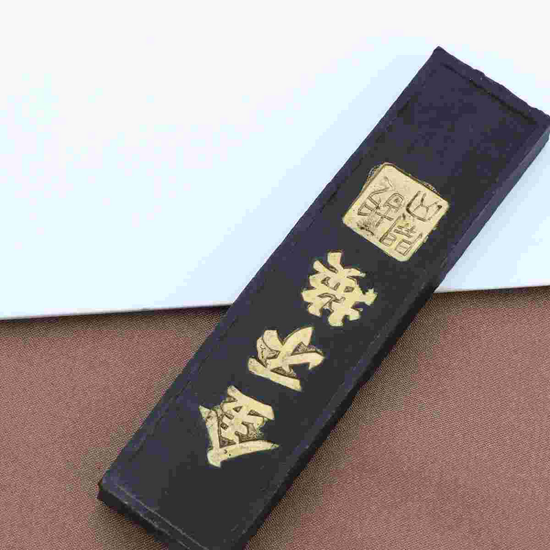 Tinte Kalligraphie Chinesische Inkstone Malerei Stick Stein Block Sumi Sticks Practice Streifen Zubehör Grindingjapanese Natürliche Ruß