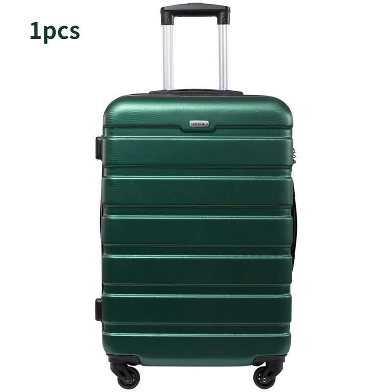 Juegos de maletas con ruedas giratorias, equipaje rodante ABS + PC, bloqueo de aduana, juego de maletas de viaje, equipaje de mano con ruedas