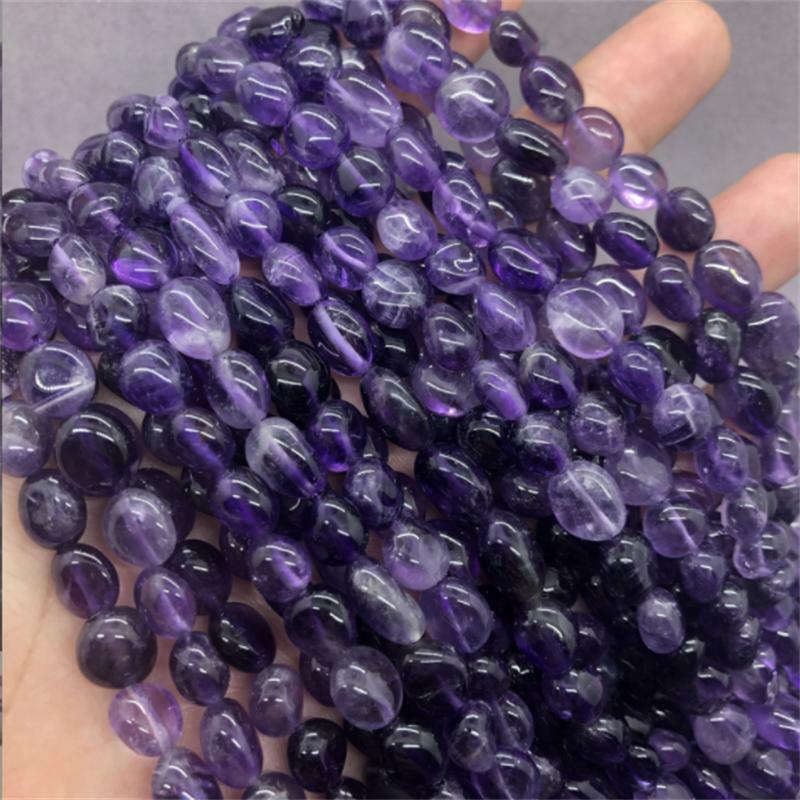 20pcs/lot Natural amethyst loose bead Irregular spacer Beads