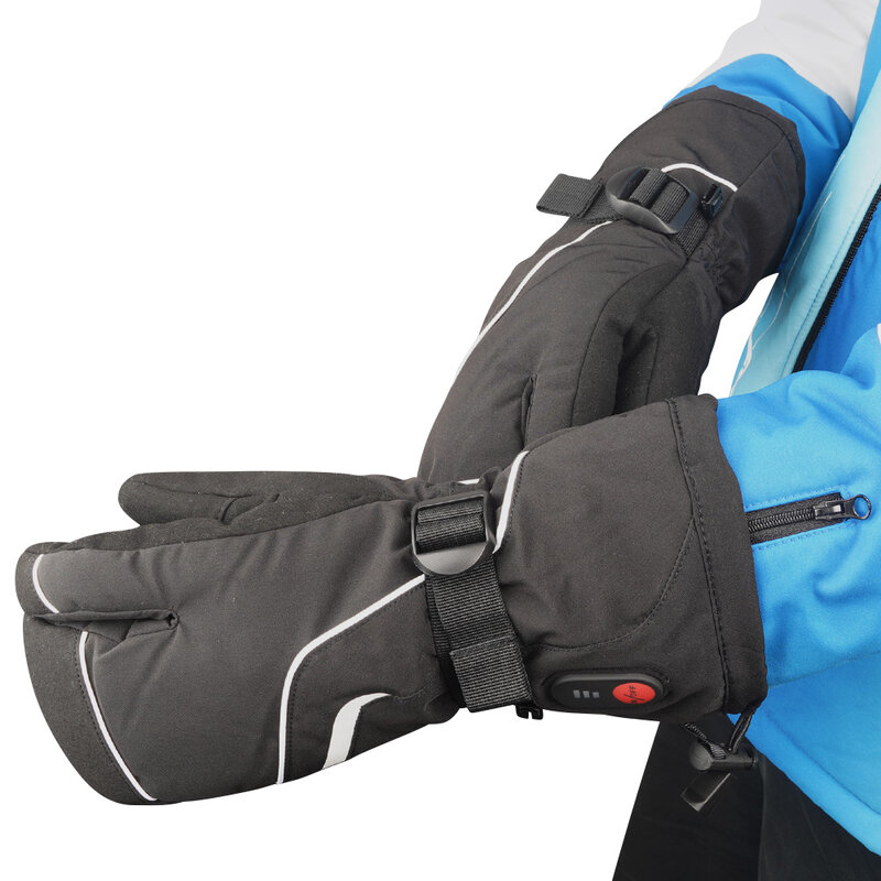 Sarung tangan pemanas Snowboard panas sarung tangan termal sepeda motor sarung tangan Ski isi ulang tahan air sarung tangan baterai wanita elektrik