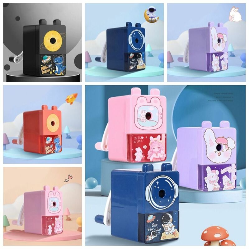 Automatically Enters Lead Hand Crank Pencil Sharpener Drawing Writing Mechanical Pencil Cutter Sketching