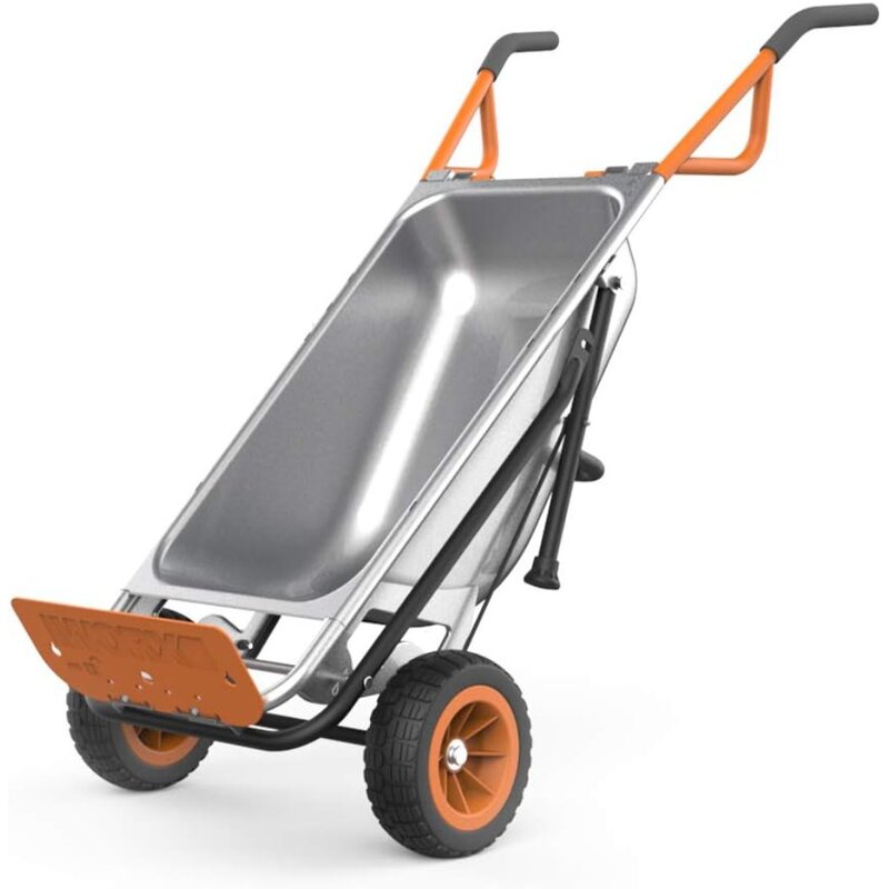 Worx WG050 Aerocart 8-in-1 Yard Cart / Wheelbarrow / Dolly