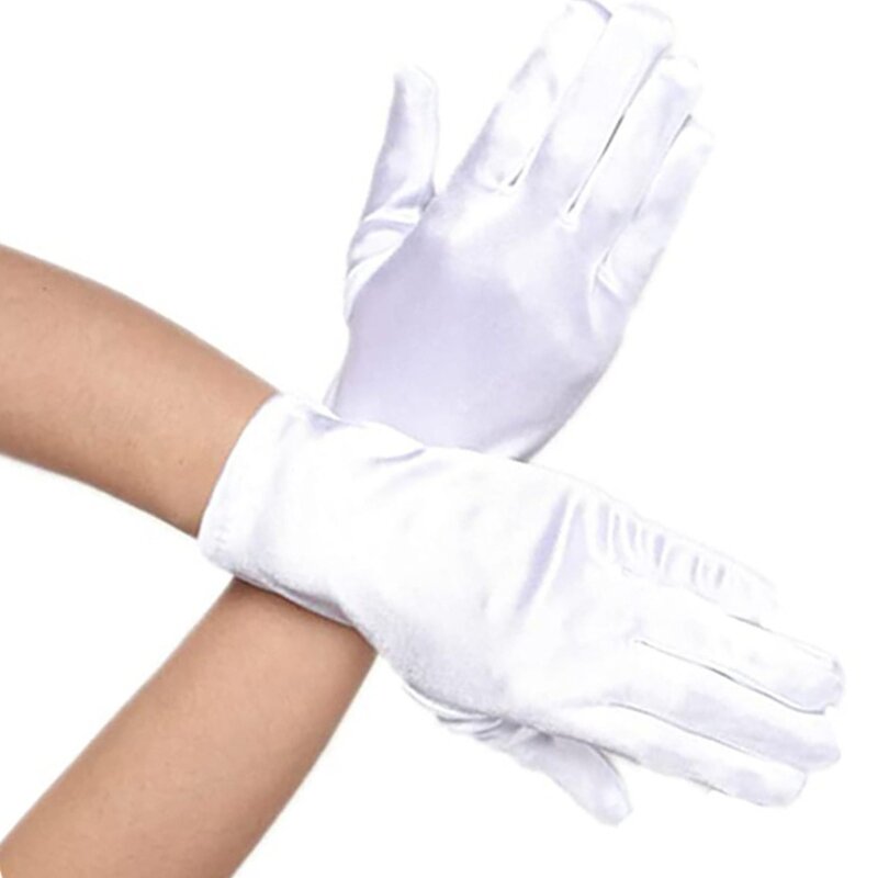 Danceparty-handschoenen Stretch korte handschoenen Dame ceremoniële handschoenen voor formeel evenement