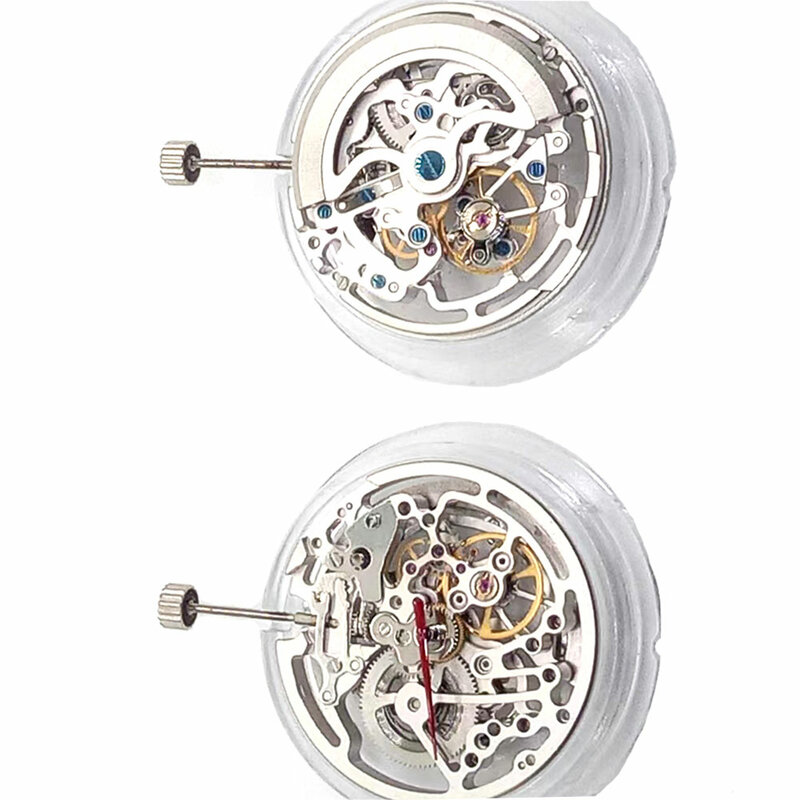 ST16 podwójny kalendarz automatyczny ruch mechaniczny chiński oryginał ST1646/TY2809 szkieletowy mechanizm wymiana zegarków części