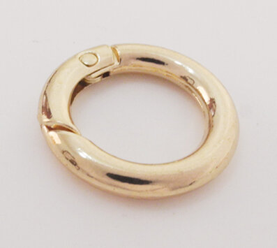 6 шт пружинный крючок, пружинное кольцо с застежкой, круглое пружинное кольцо, разделенное кольцо для ключей внутреннее 5/8 дюймов