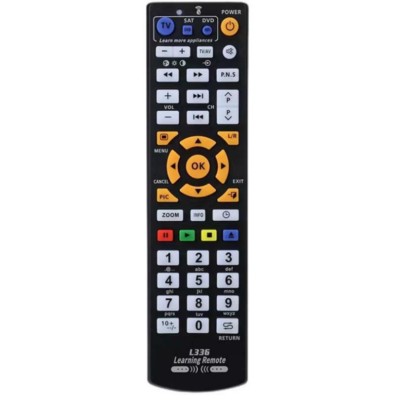 Controle Remoto Inteligente Universal, Controlador IR, Função de Aprendizagem, TV, CBL, DVD, SAT, L336