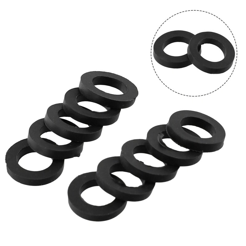 Gasket Rubber Washers Faucet Seal For Fix Leaky Household Accessories Washers Rubber Ring 10pcs Bathroom Dripping