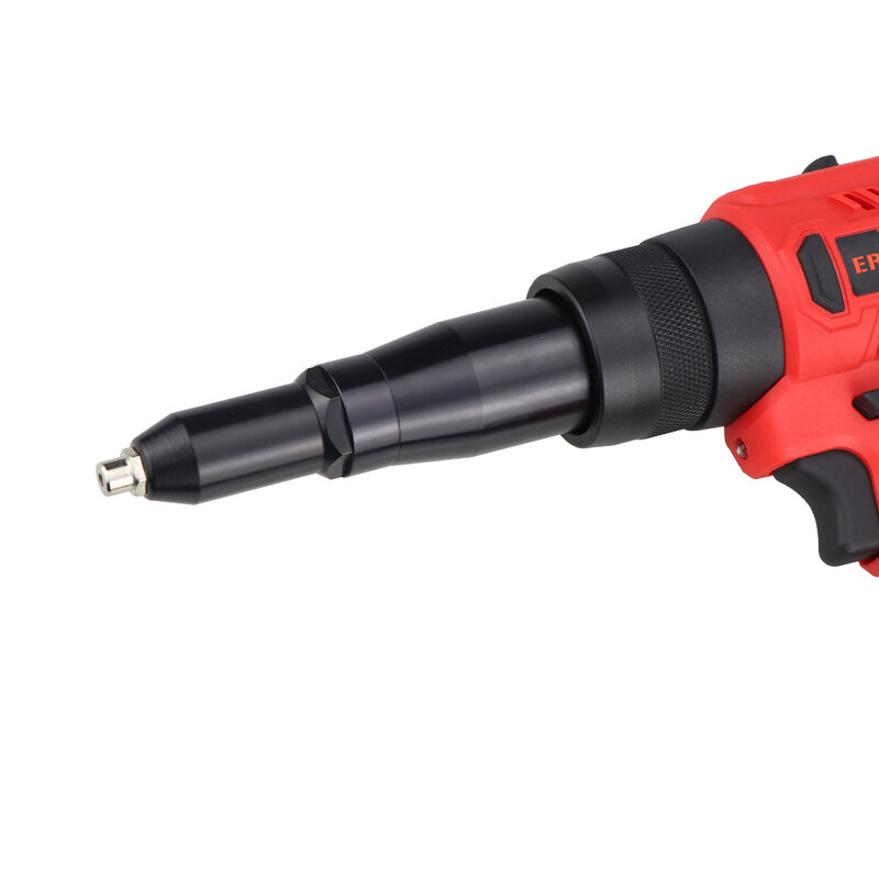 Hifeosn 26v elétrica rebite pistola de pregos rebitador arma rebitagem automática kit 5.2ah makita tipo de bateria com rosca arma rebite ferramentas elétricas