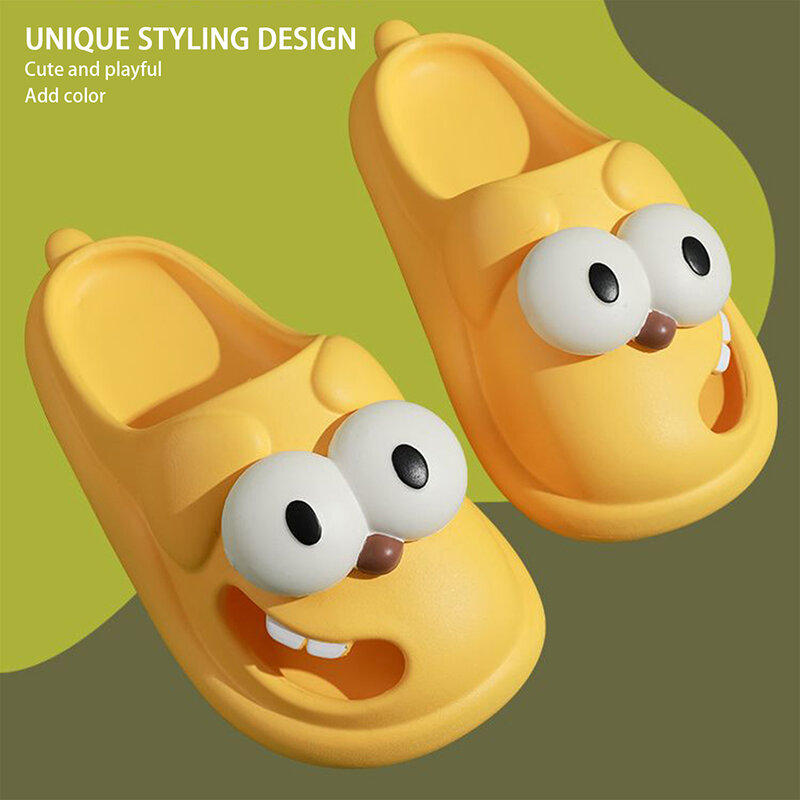 Soft Cartoon Dog Slippers For Women Breathable Lightweight Sandals For Bathroom Shower