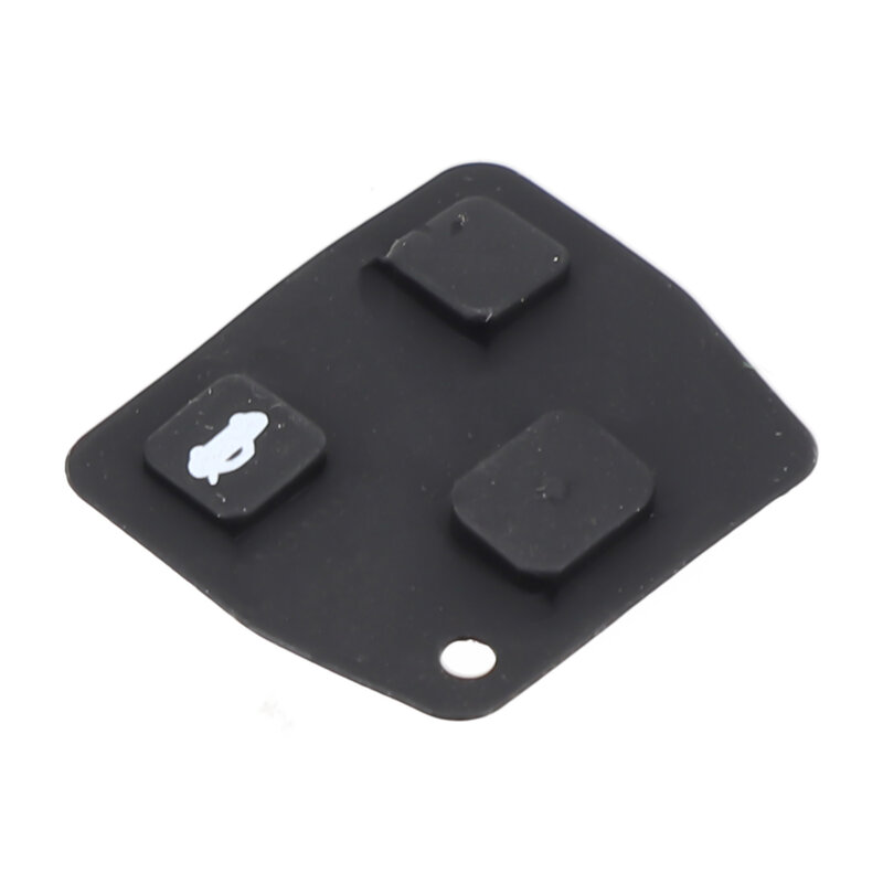 Резиновый черный 3-кнопочный брелок для дистанционного ключа, запасная резиновая подставка для автомобильного ключа Toyota, 1 шт.