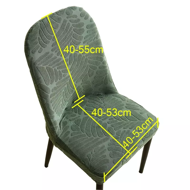 Stretch Dining Modern Chair Slipcovers Jacquard Universal Armless Chair Protector