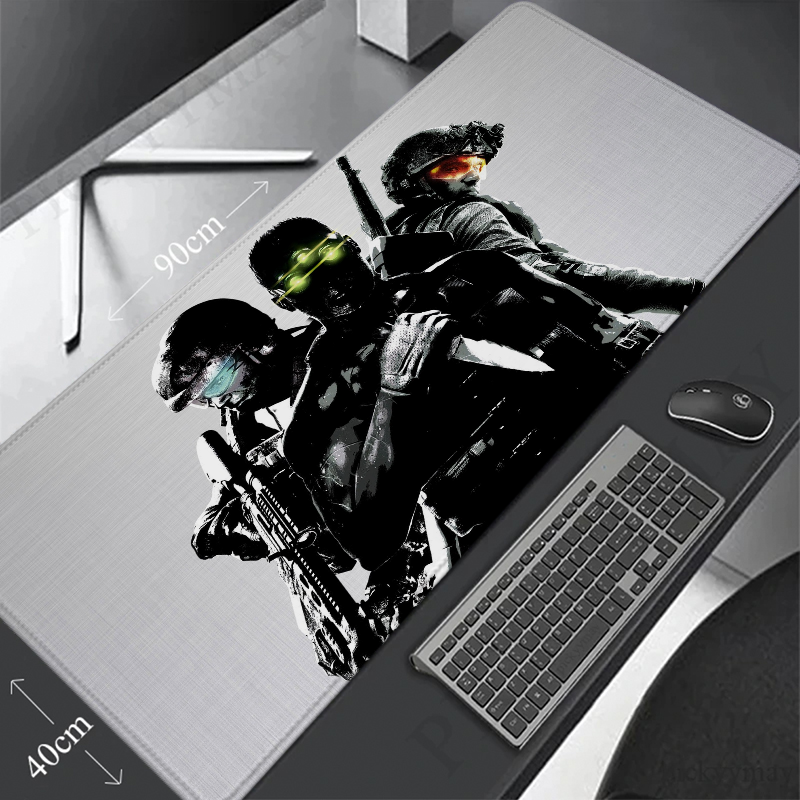 Desk Mat Splinter Cell Conviction Computer Accessories Extended Pad Mouse Mousepad Xxl Deskmat Game Mats Gaming Gamer Mause Pads