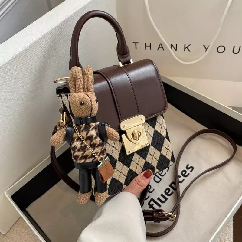 French Style Special-Interest Design 2024 Spring New Women's Popular Messenger Portable Small Square Bag