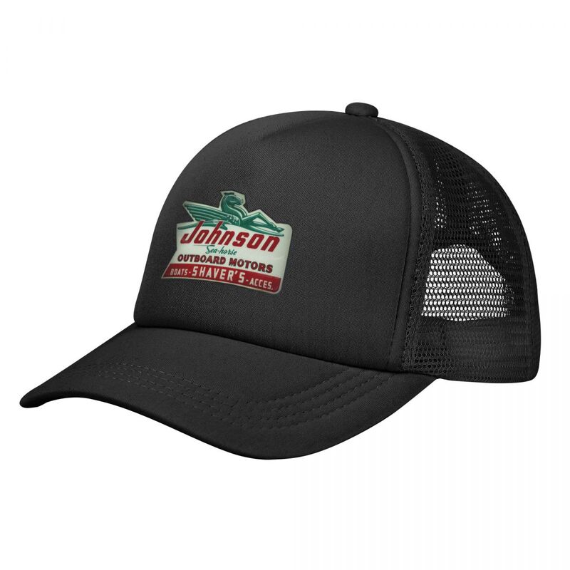 Johnson topi bisbol Logo motor tempel kuda laut topi Snapback ulang tahun topi Wanita Pria