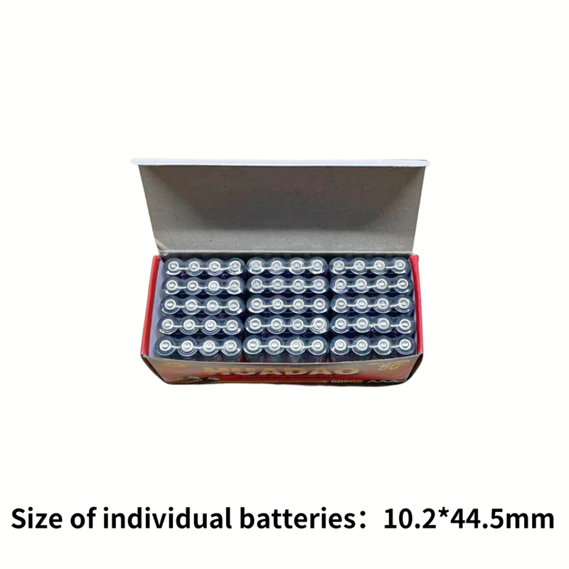 Batería seca alcalina desechable AAA de 1,5 V, adecuada para teclados inalámbricos, calculadora, controles remotos, juguetes electrónicos, etc.