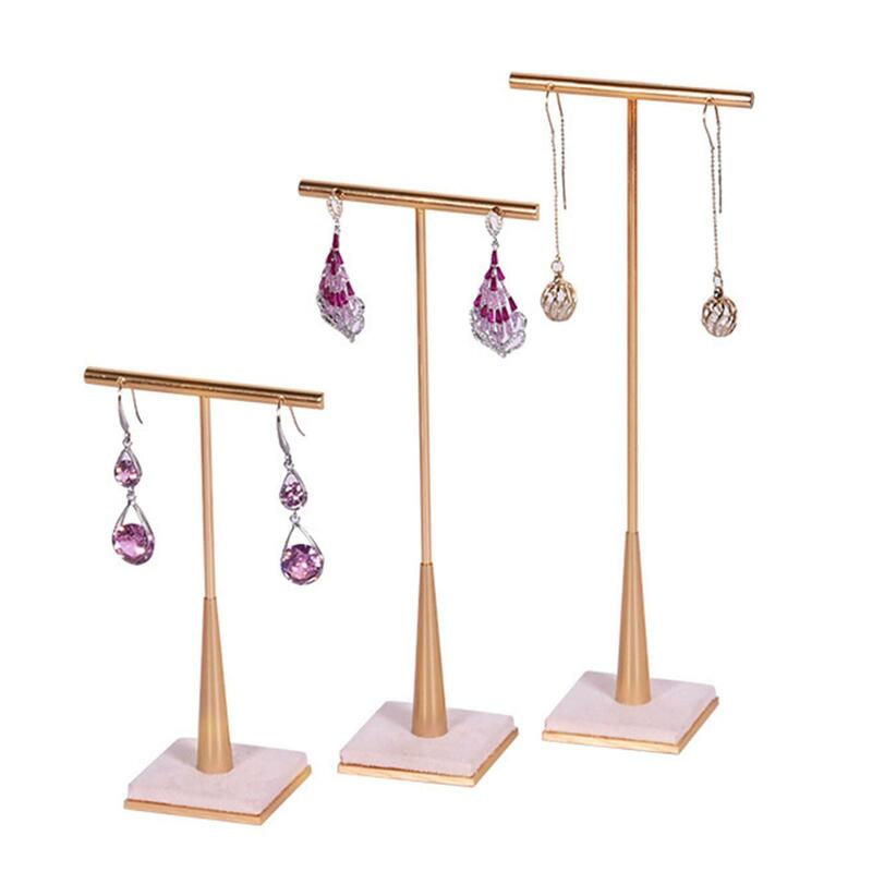 Elegant Earring Display Stand Magnet Base T Bar for Store Retail Countertop