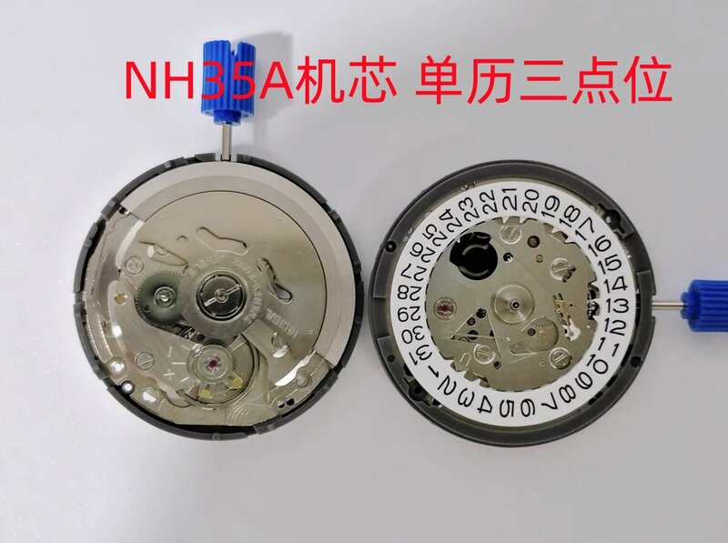 Movimiento de reloj mecánico totalmente automático, Original japonés, NH35A, NH36A, NH35, NH36, nuevo