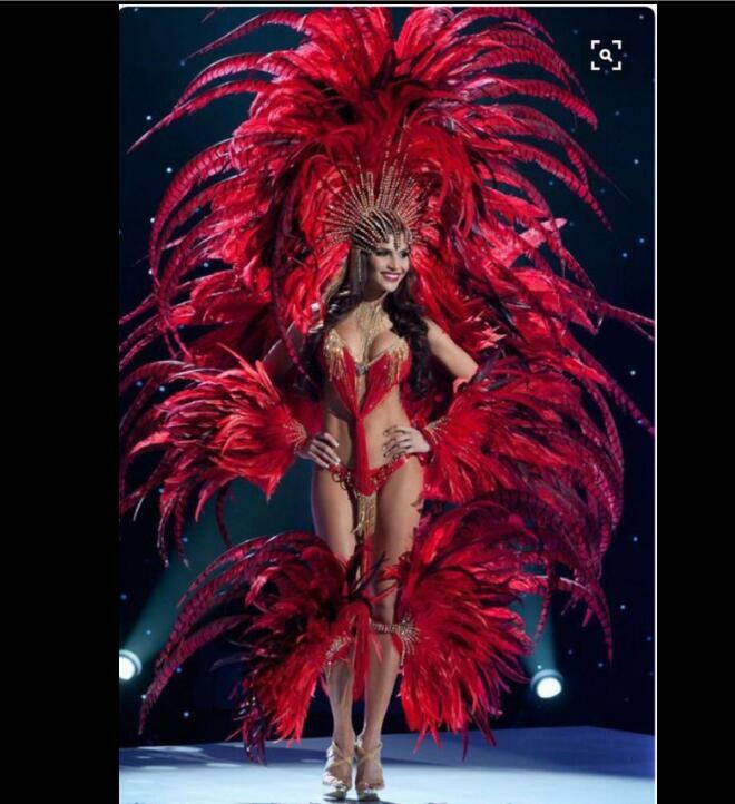Grand Opening Stage Performance Feather Costume Carnival Show Costume Women
