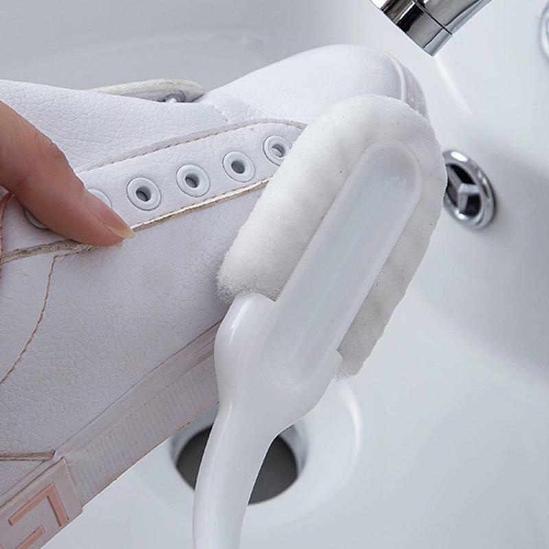 Sneaker Cleaner Brush Scrub bing Brush Doppel end schuhe Scrub ber vielseitige Wäsche bürste Haushalts reinigungs werkzeug effektiv auf