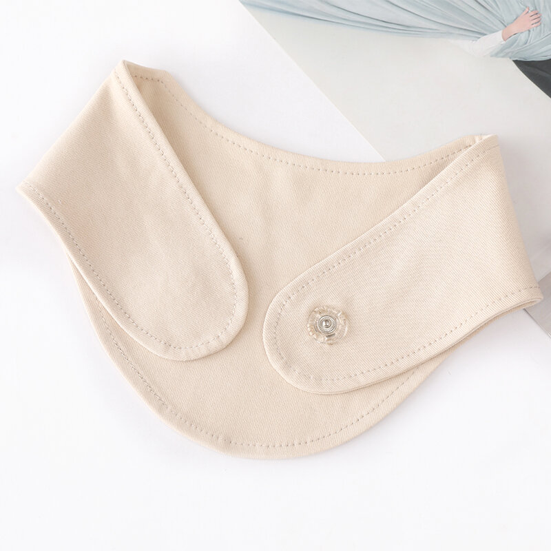 Syal kecil pelindung leher serviks model tipis, untuk wanita ruang AC perlindungan dingin syal leher hangat musim panas
