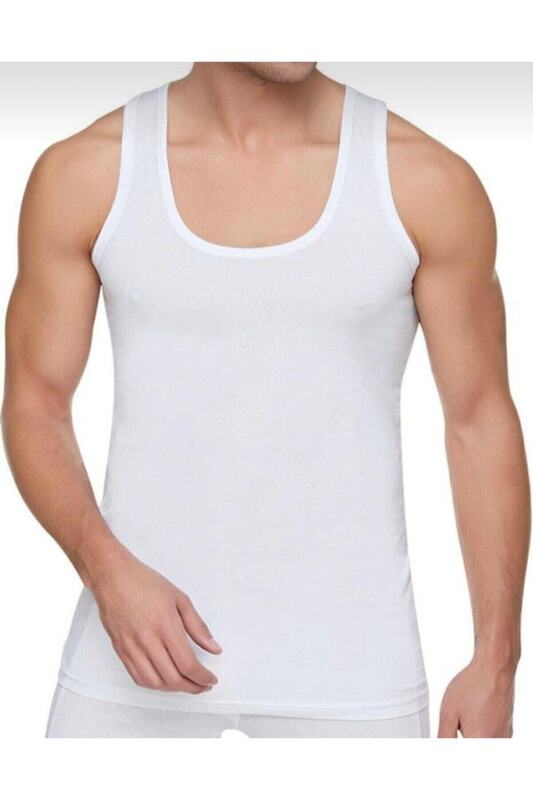 Economic Cotton Men's White Undershirt Men's White Flan Zero Sleeve Male Athlete Men's Underwear Athlete