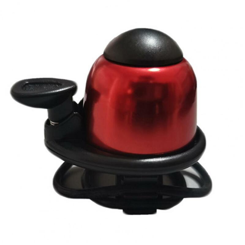 Bicycle Bell 360 Rotation Loud Sound Aluminium Shell Bells Accessory Rubber Band Mini Bicycle Bell Ring for MTB