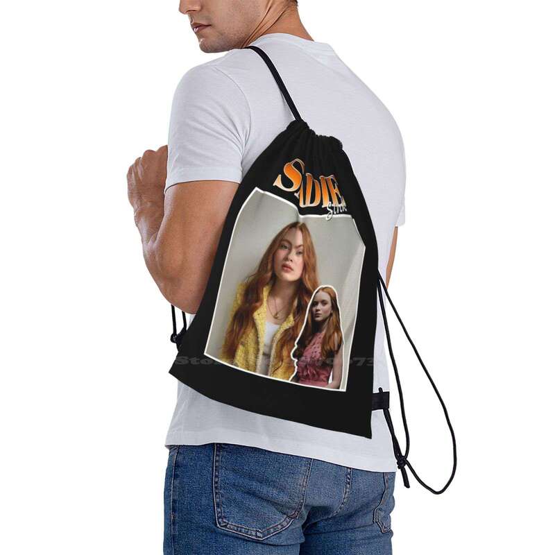 Sadie Sink Hot Sale Backpack Fashion Bags Max Mayfield Mad Max Millie Bobby Brown Actress Ziggy Berman Movie Sadie Sink Fear