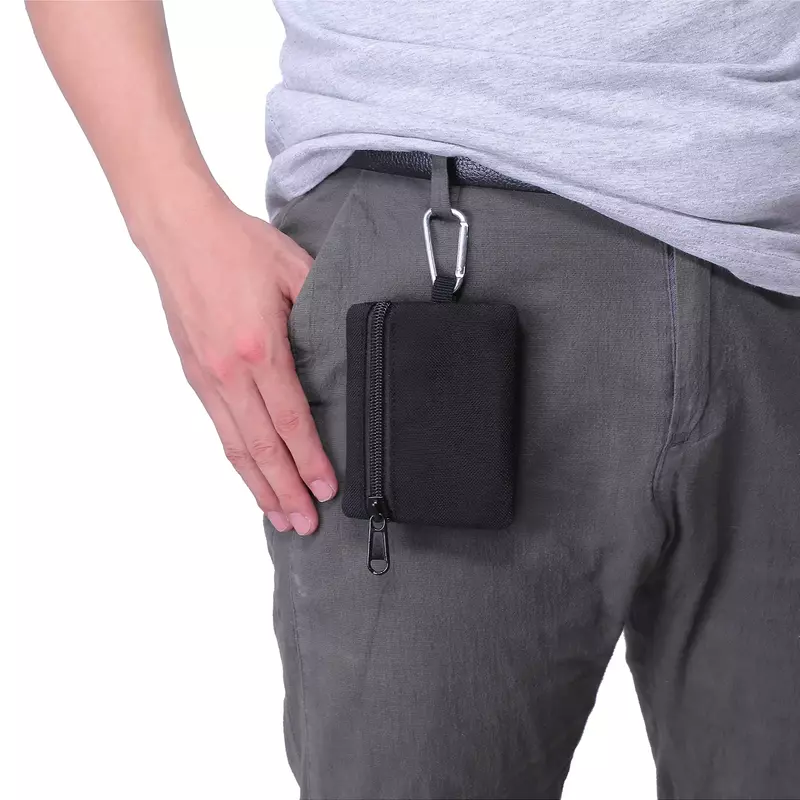 Outdoor taktyczny brelok woreczek Mini EDC torebka portmonetka etui na dowód osobisty samochód brelok do klucza saszetka na biodra portfel zestaw słuchawkowy