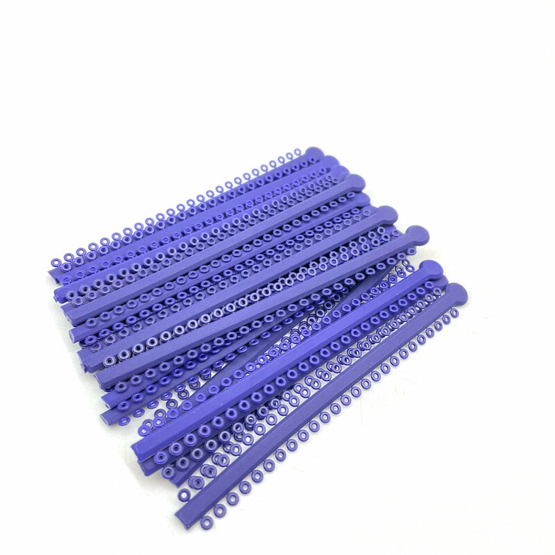 1000PCS/20Sticks ทันตกรรมจัดฟัน Elastic Ligature Ties สำหรับวงเล็บวงเล็บ1แพ็ค Ligature Tie