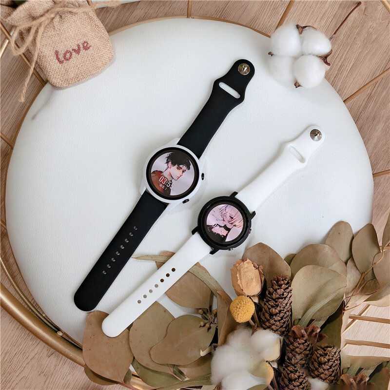 Silicone strap For Samsung Galaxy watch 4/5/5 pro/6 Classic/Active 2/Gear S3 bracelet 20mm 22mm band for Huawei GT 4/2/2e/3 pro