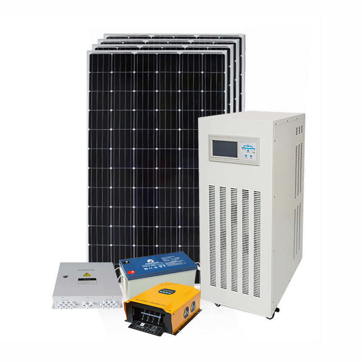 Солнечный генератор 30 кВА/15 кВт, система питания/батареи для