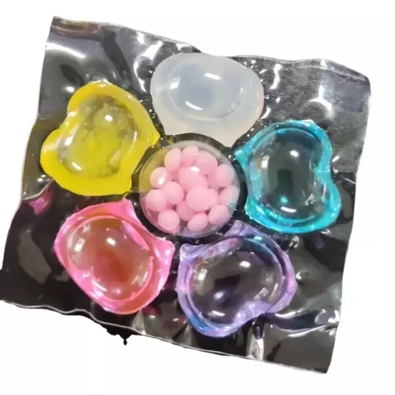1pc Wäsche perlen dauerhafte Duft perlen Dekontamination konzentrierte Wasch flüssigkeit Flecken reinigung 6-in-1 Wäsche kugeln