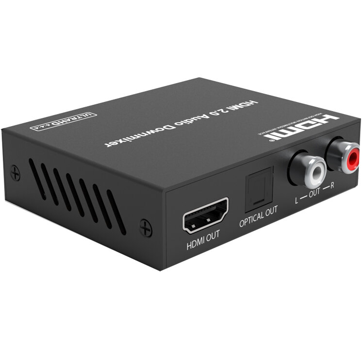 HDMI 2,0 zu HDMI mit Audio HDMI 18Gbps extractor Unterstützung YUV4:4:4 ,3D